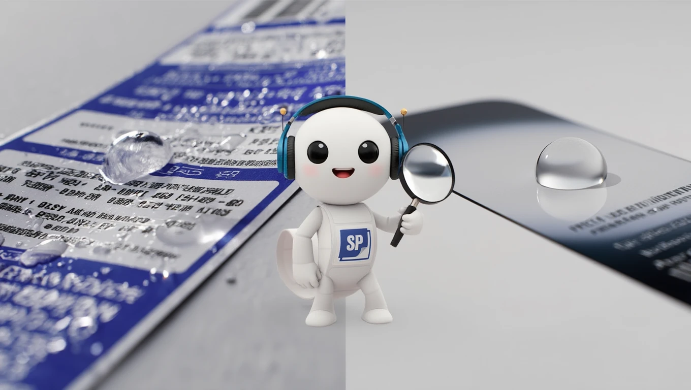 Водоотталкивающая и обычная поверхность — конденсат